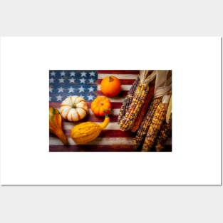 American Autumn Still Life Posters and Art